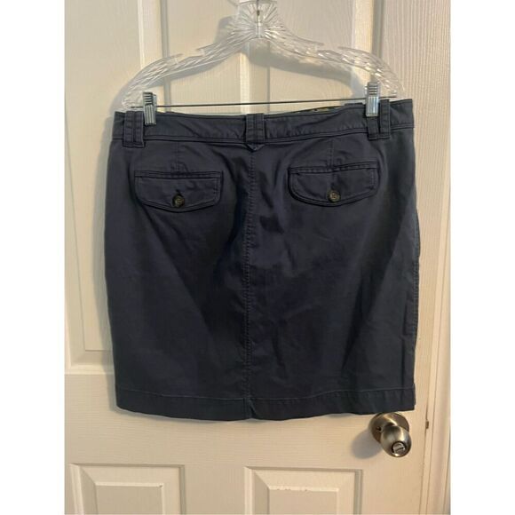 Old Navy Blue Chino Midi Skirt. Size 14 - Picture 6 of 6